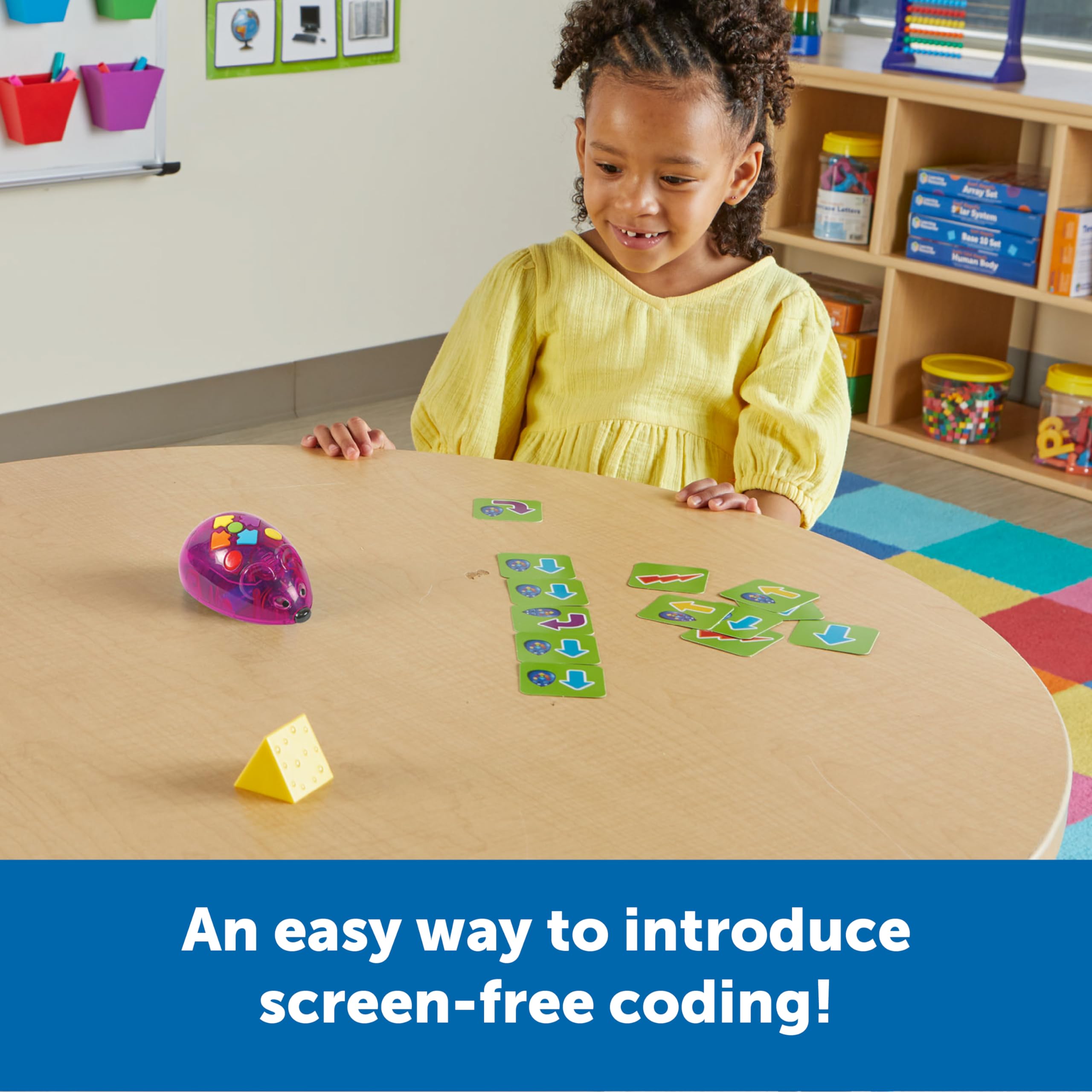 Foto 2 | Ratón Robótico Recargable Code & Go De Stem Toy Learning Resources - Venta Internacional.