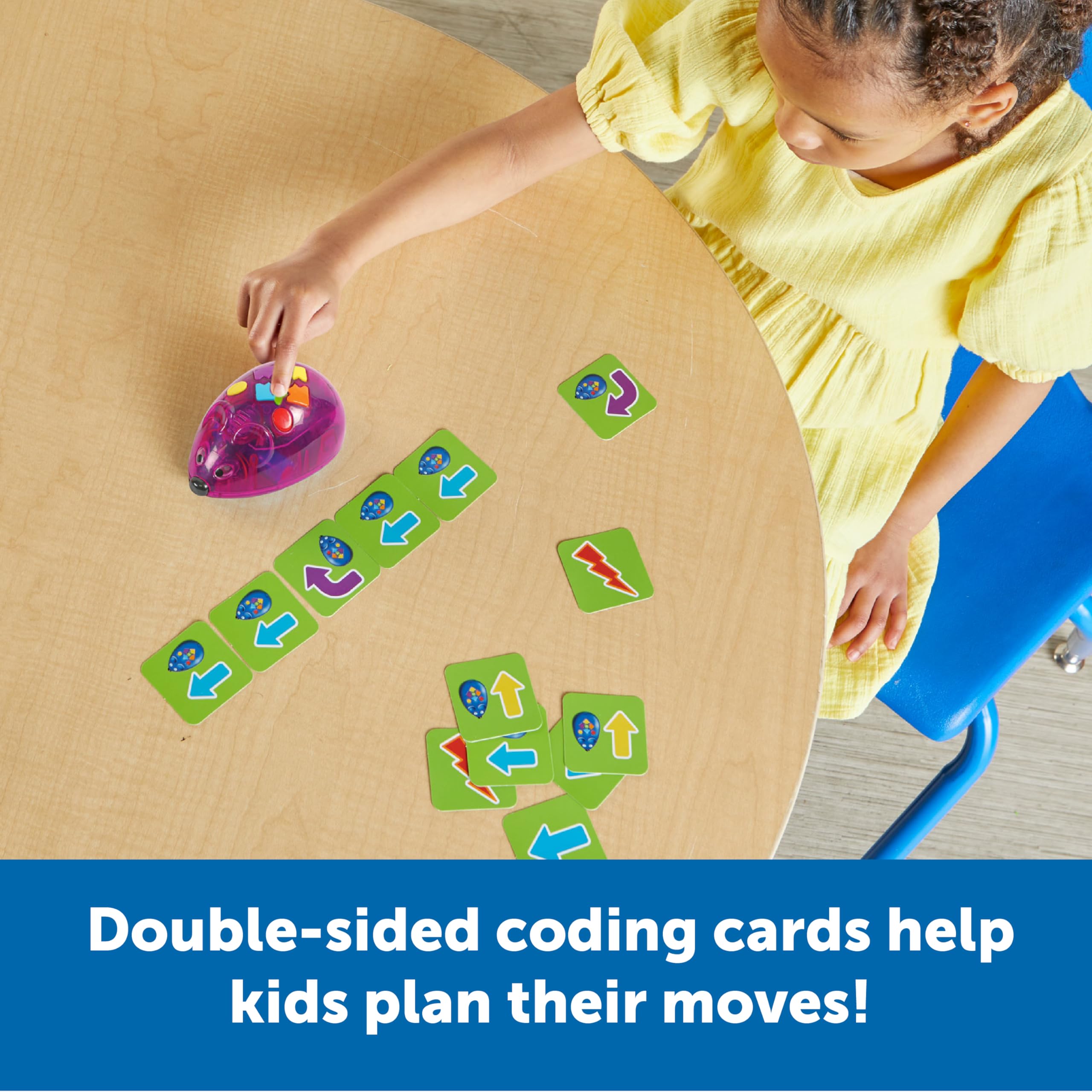 Foto 4 pulgar | Ratón Robótico Recargable Code & Go De Stem Toy Learning Resources - Venta Internacional.