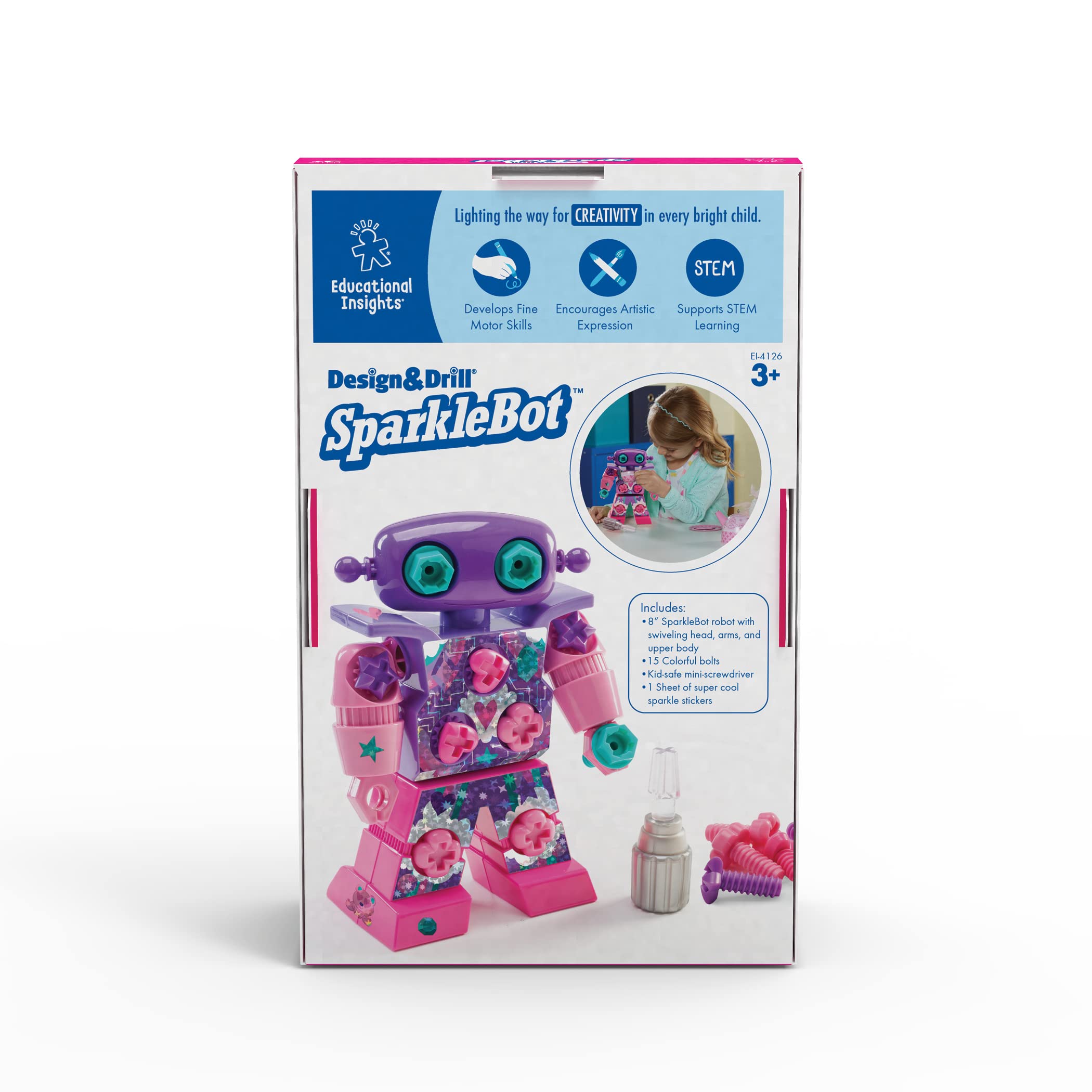 Foto 6 | Juguetes Robóticos Educational Insights Design & Drill Sparklebot - Venta Internacional.