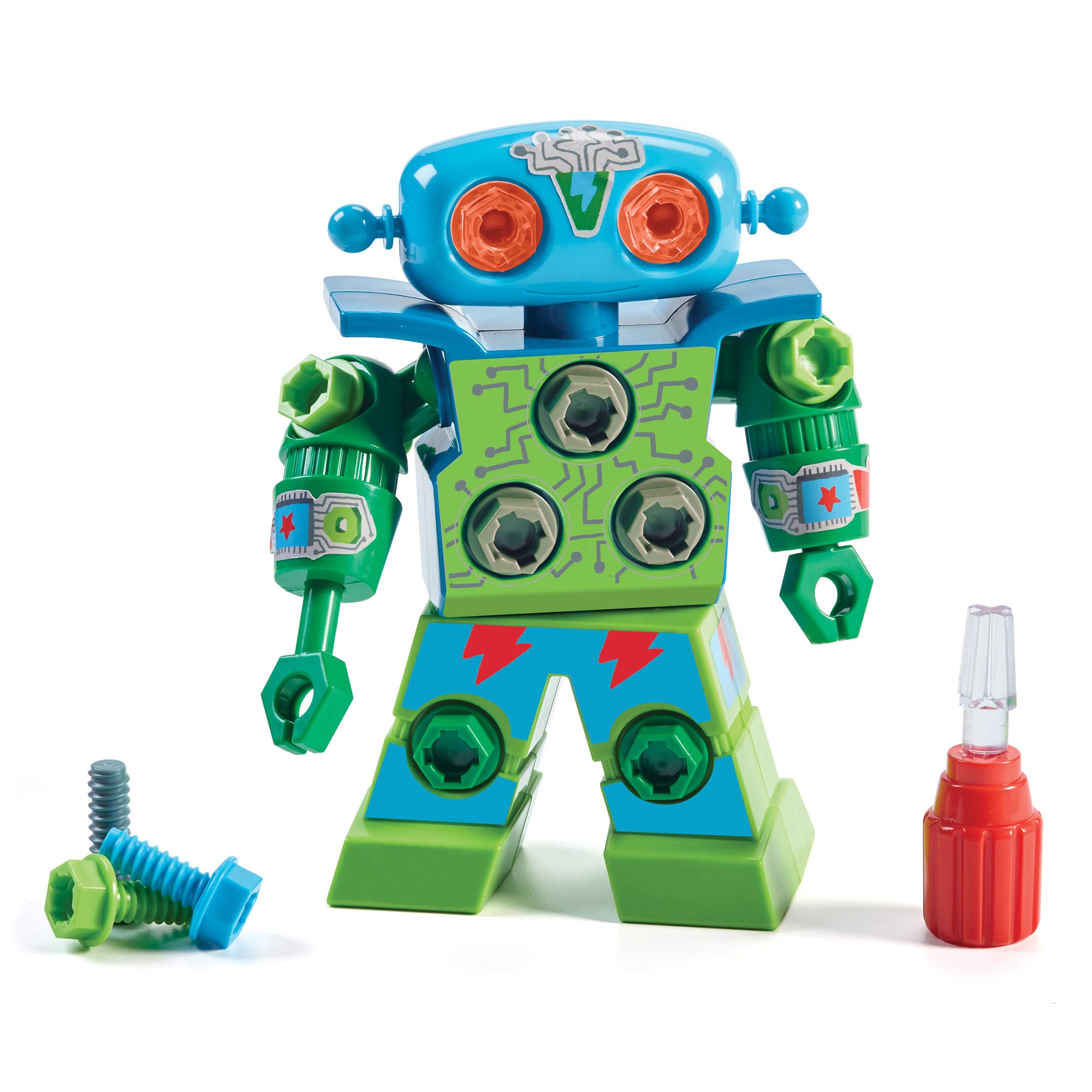 Robot De Diseño Y Perforación Toy Educational Insights, 23 Piezas, 3 O Más - Venta Internacional.