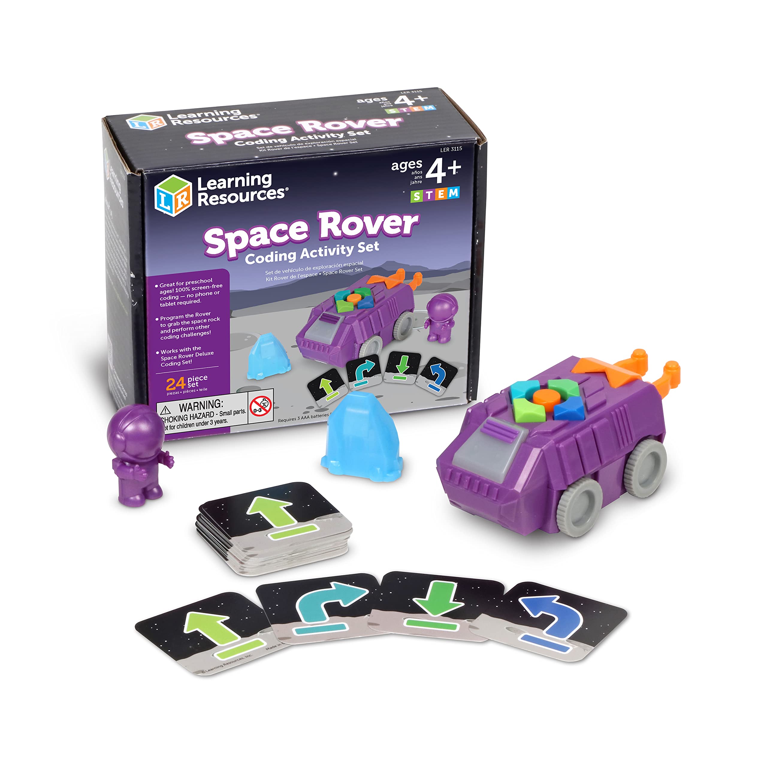 Set De Codificación Learning Resources Space Rover, 23 Piezas, Más De 4 Años - Venta Internacional.