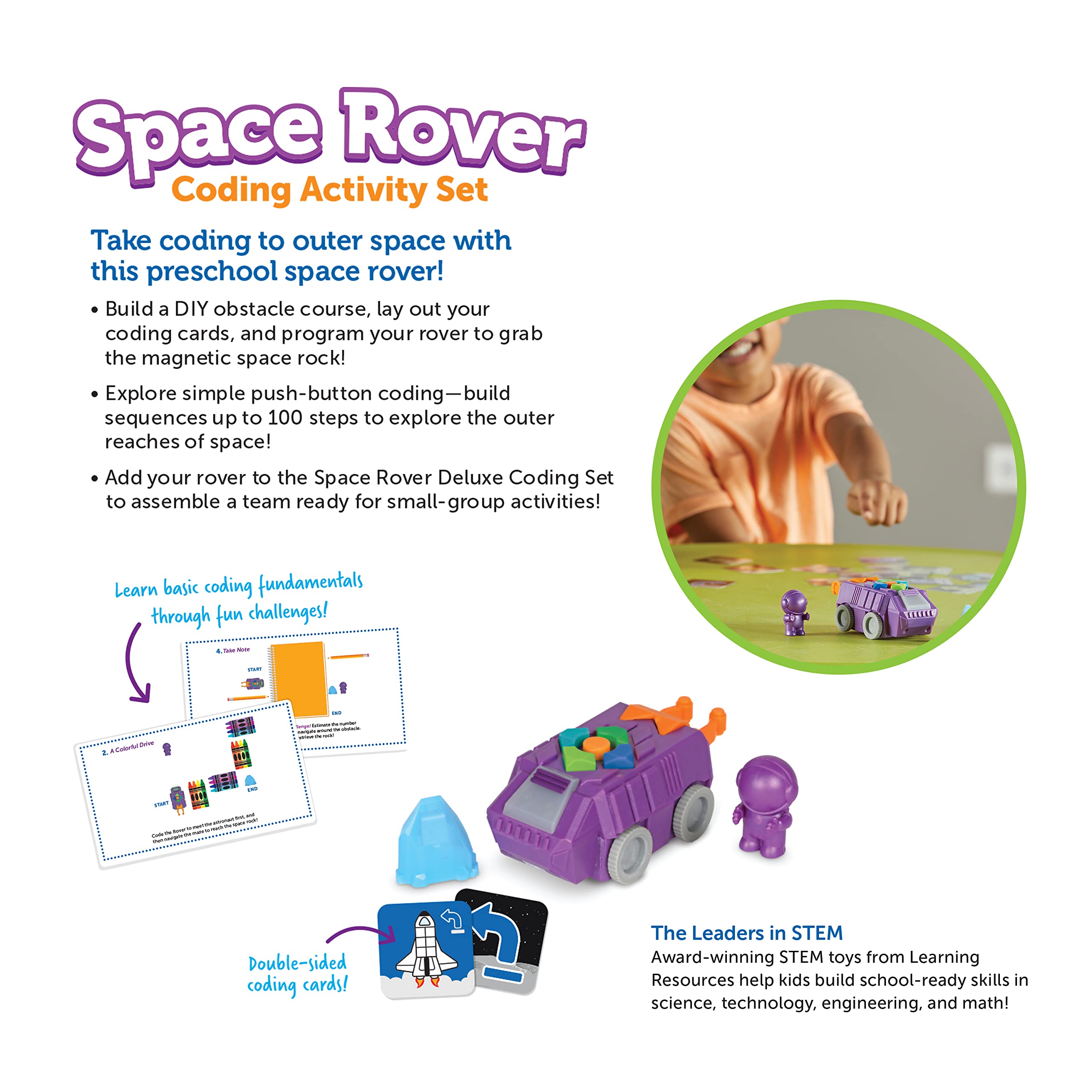 Foto 7 pulgar | Set De Codificación Learning Resources Space Rover, 23 Piezas, Más De 4 Años - Venta Internacional.