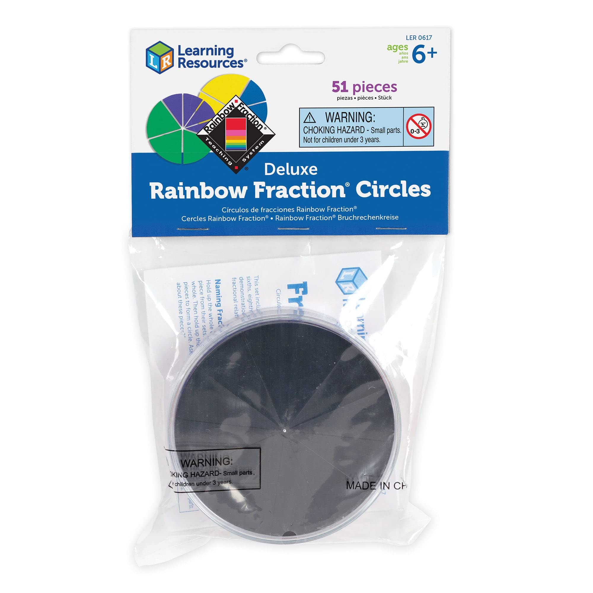 Foto 3 pulgar | Recursos De Aprendizaje Para Manipuladores De Fracciones Rainbow Deluxe - Venta Internacional.
