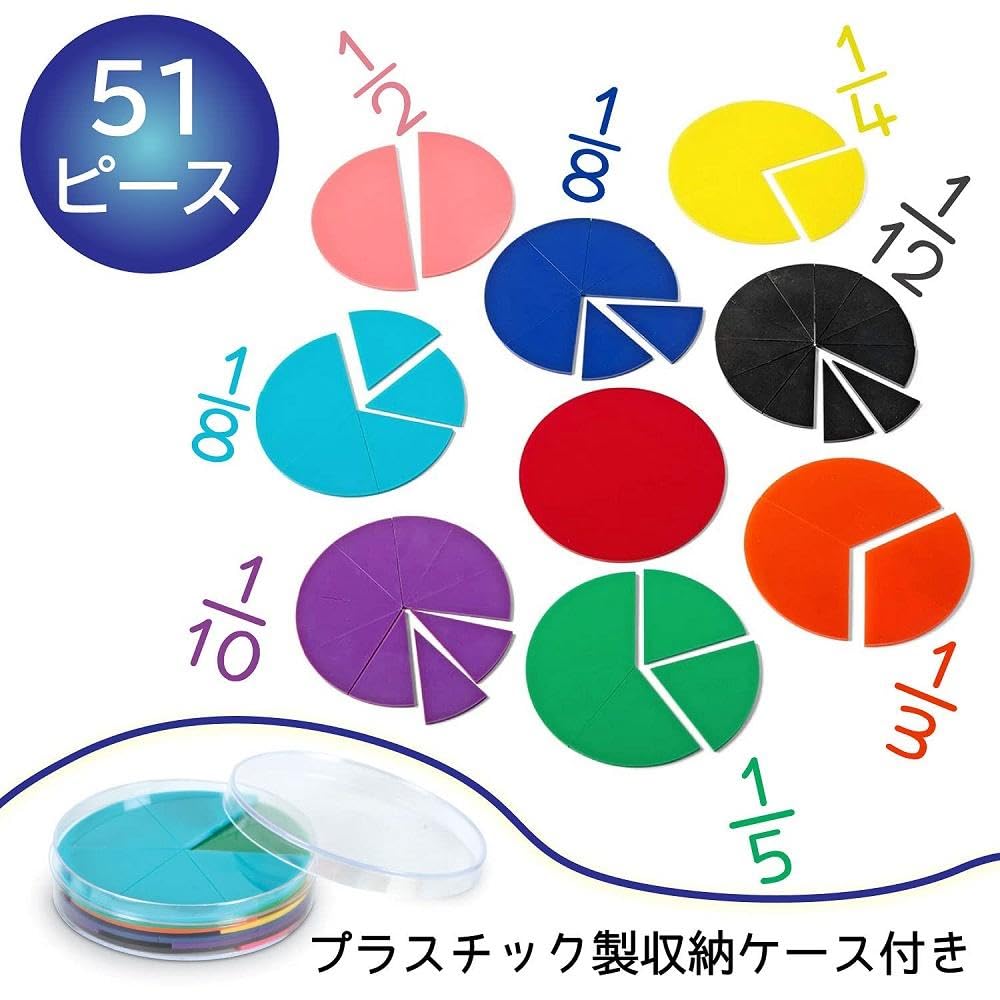 Foto 5 pulgar | Recursos De Aprendizaje Para Manipuladores De Fracciones Rainbow Deluxe - Venta Internacional.
