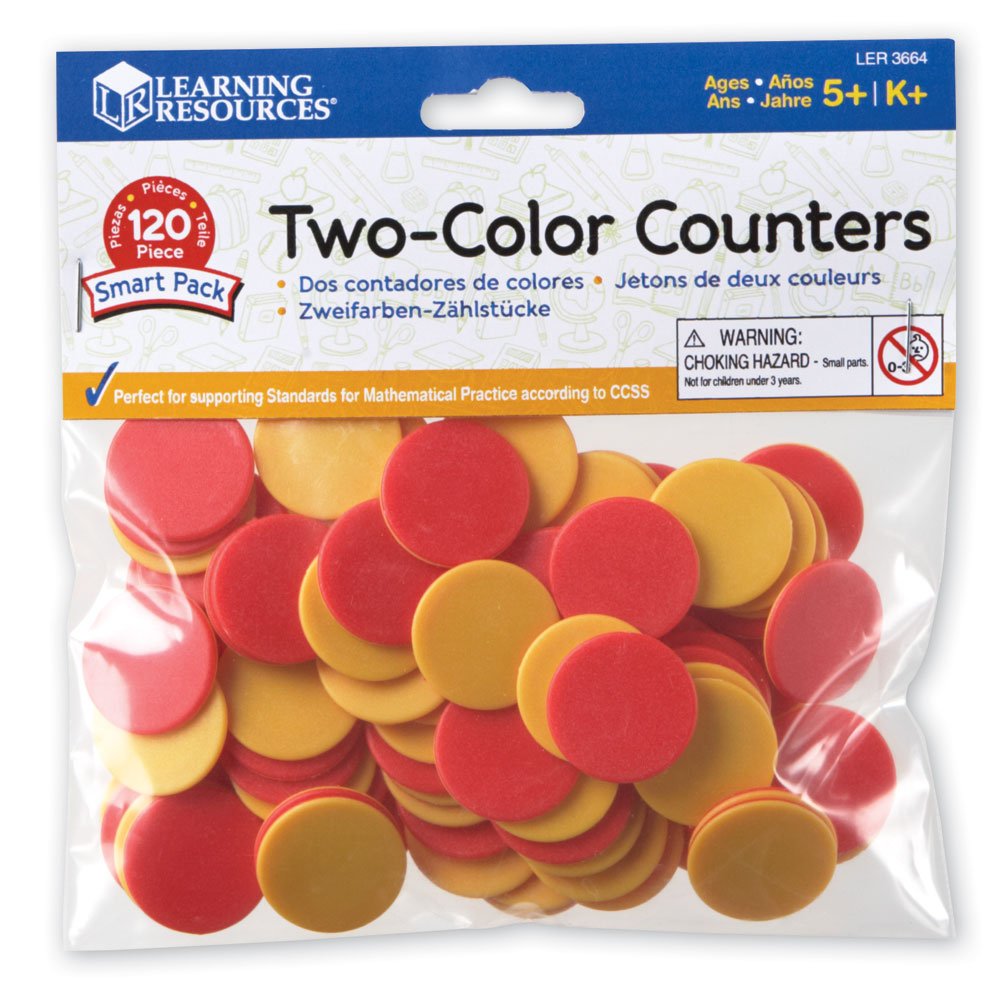Foto 3 pulgar | Paquete Inteligente De Dos Colores Counters Learning Resources, 120 Unidades - Venta Internacional.