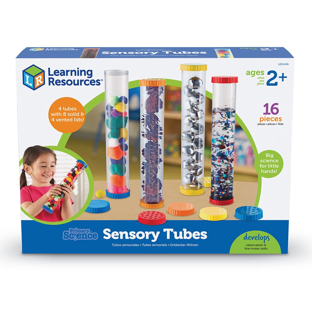 Science Sensory Tubes Learning Resources, Juego Principal De 4 - Venta Internacional.