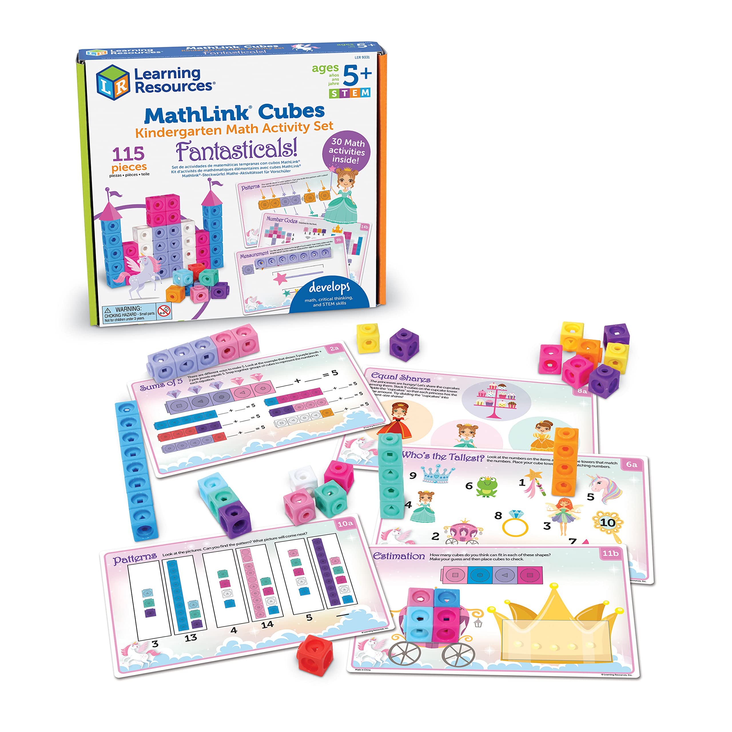 Foto 2 pulgar | Conjunto De Actividades De Mathlink Cubes, Recursos De Aprendizaje, Fantásticos - Venta Internacional.