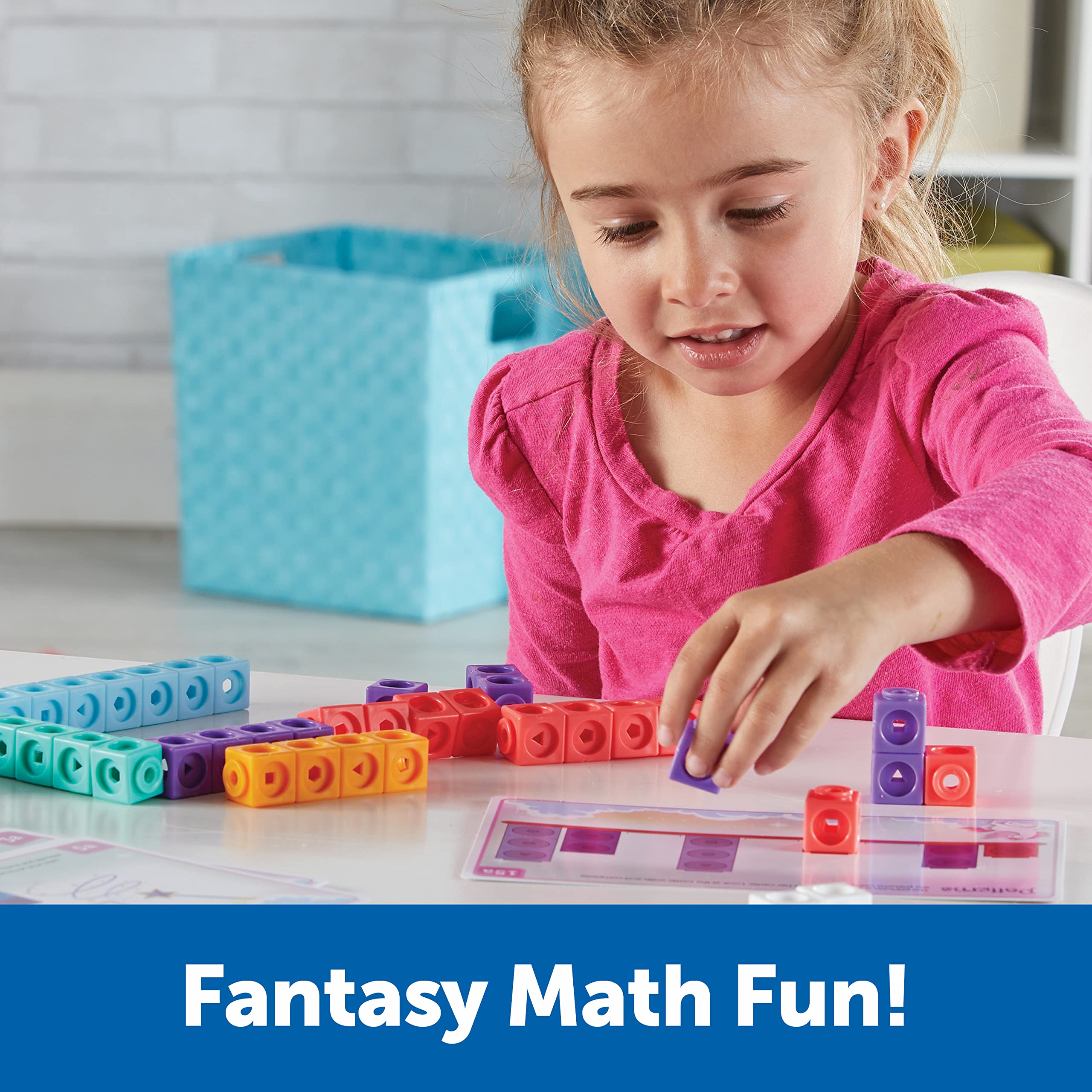 Foto 3 pulgar | Conjunto De Actividades De Mathlink Cubes, Recursos De Aprendizaje, Fantásticos - Venta Internacional.