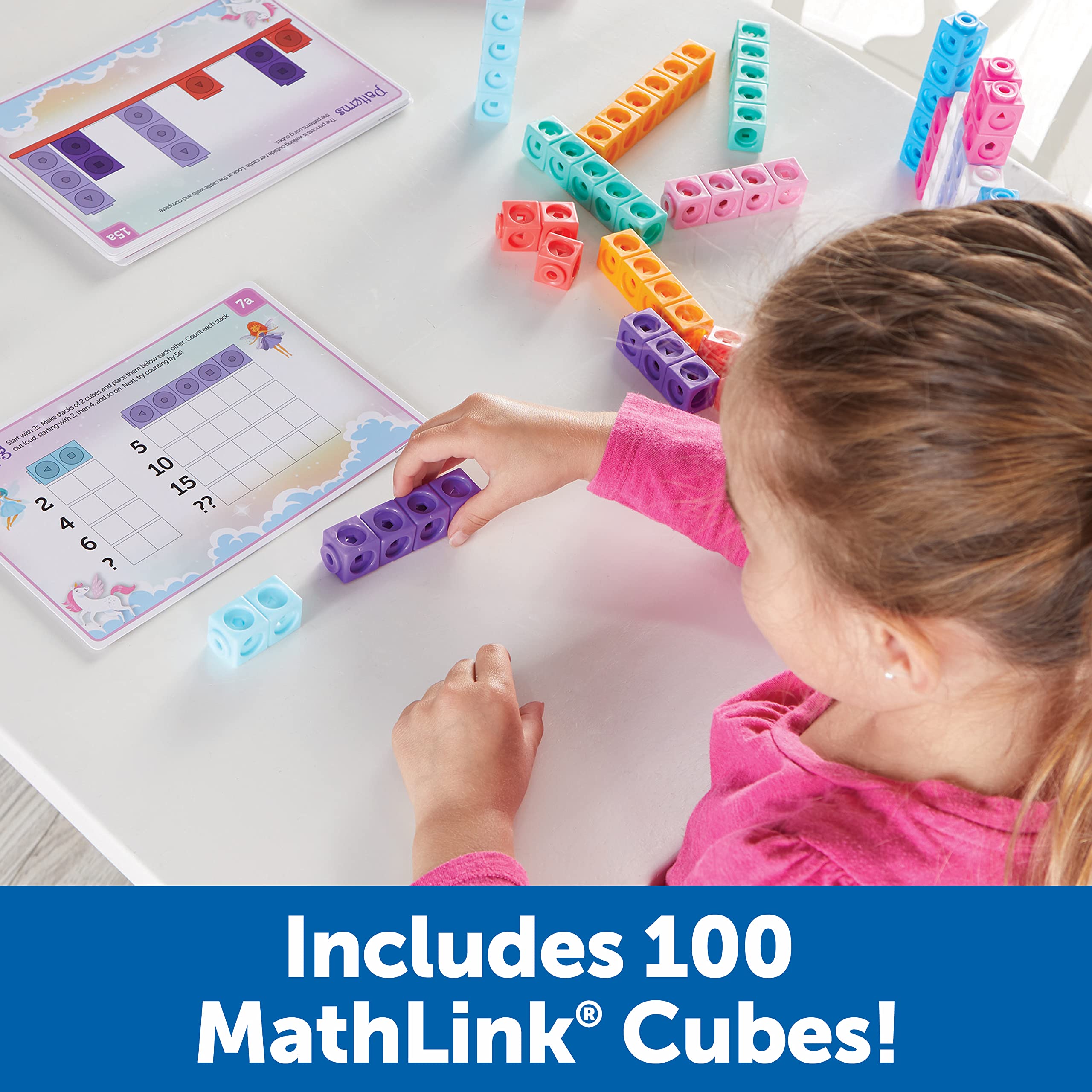 Foto 5 pulgar | Conjunto De Actividades De Mathlink Cubes, Recursos De Aprendizaje, Fantásticos - Venta Internacional.