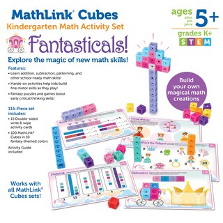Foto 6 | Conjunto De Actividades De Mathlink Cubes, Recursos De Aprendizaje, Fantásticos - Venta Internacional.