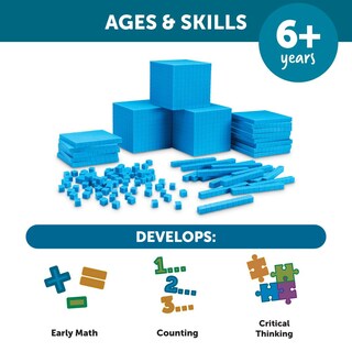Foto 5 | Set Base Ten Class Resources Plastic Para Más De 6 Años - Venta Internacional.