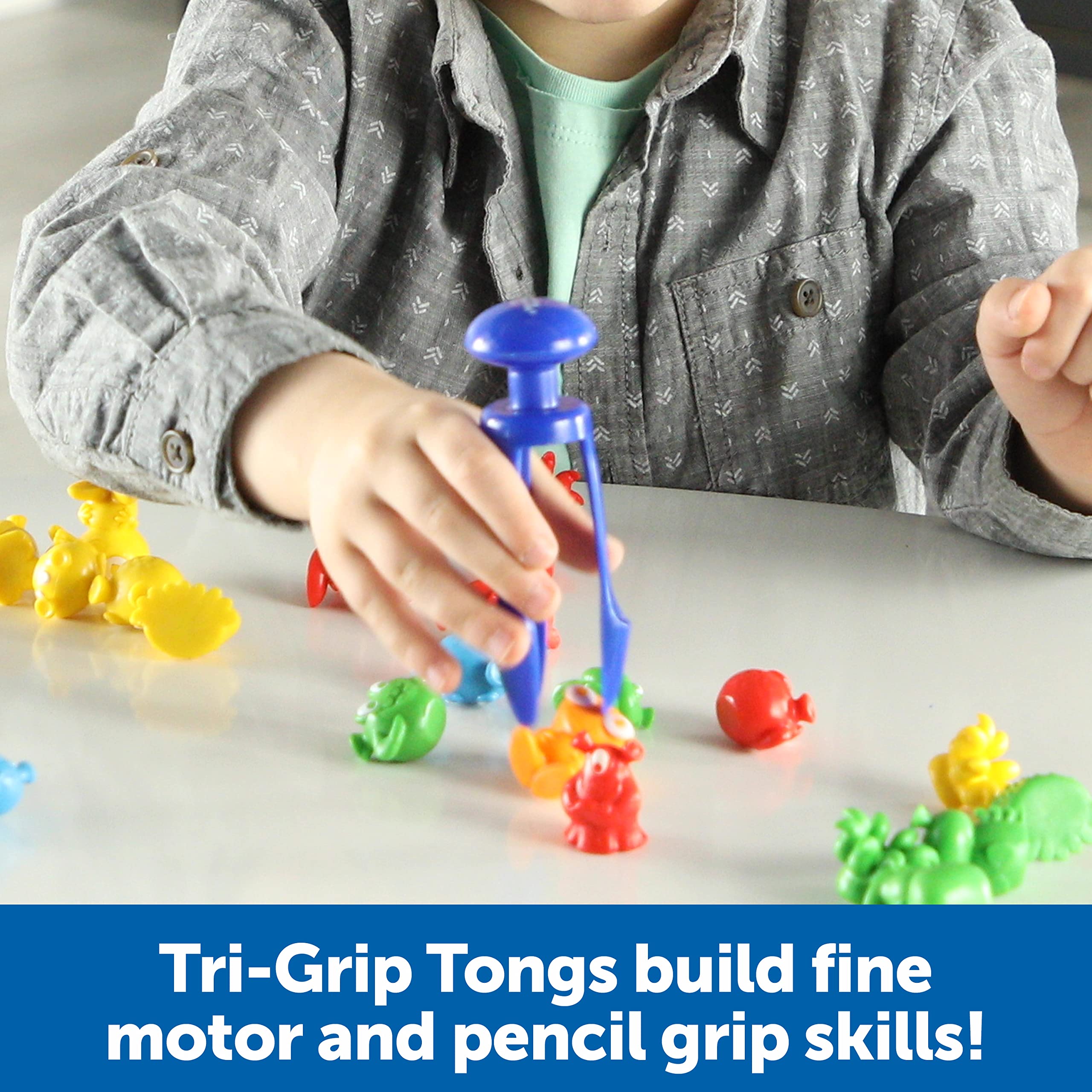 Foto 4 pulgar | Toy Learning Resources Grab & Sort Fine Motor Alien 37 Piezas - Venta Internacional.