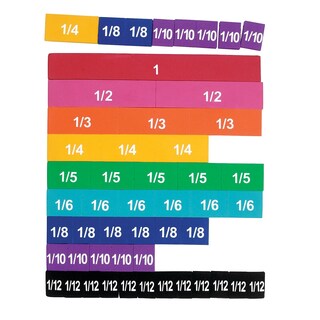 Foto 1 | Recursos De Aprendizaje De Mosaicos Magnéticos Con Fracciones De Arco Iris, 51 Piezas - Venta Internacional.