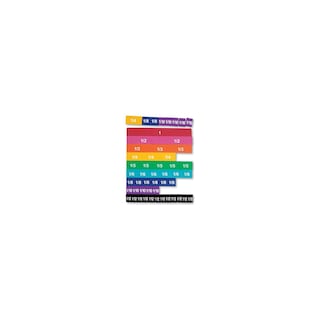 Foto 2 | Recursos De Aprendizaje De Mosaicos Magnéticos Con Fracciones De Arco Iris, 51 Piezas - Venta Internacional.