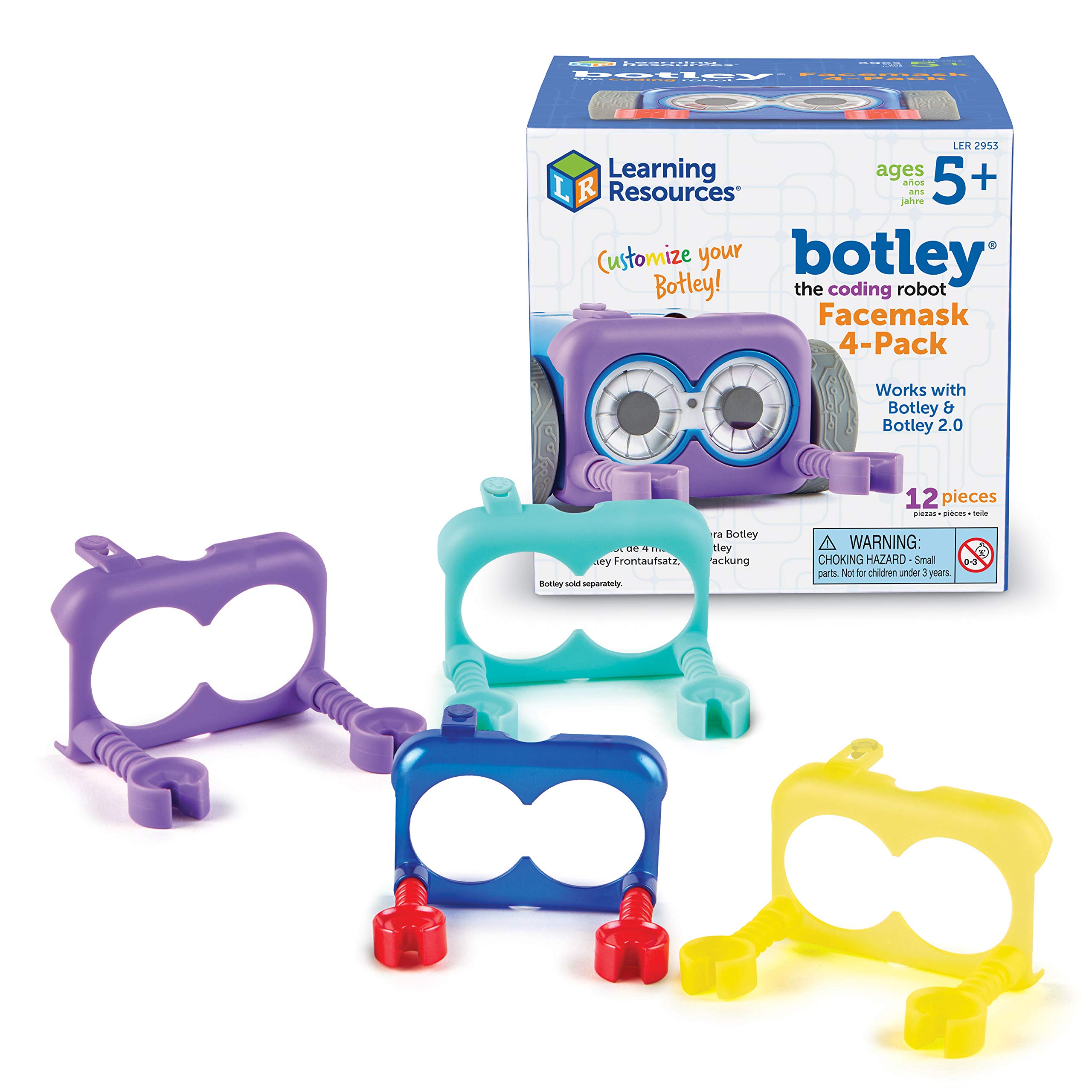 Foto 2 pulgar | Coding Robot Accessories Learning Resources Botley Facemask - Venta Internacional.