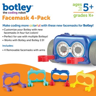 Foto 5 | Coding Robot Accessories Learning Resources Botley Facemask - Venta Internacional.