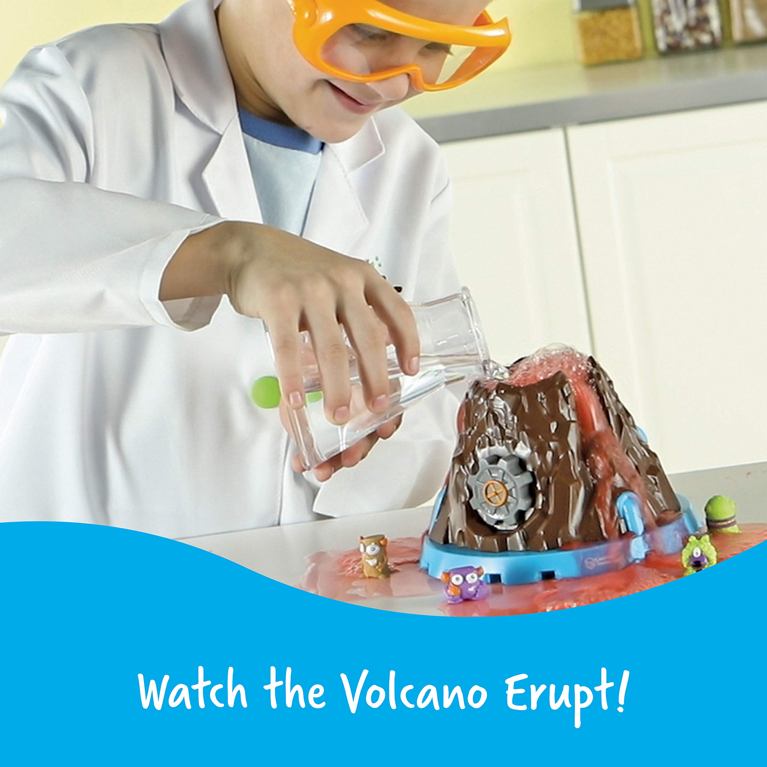 Foto 5 | Kit Científico Recursos De Aprendizaje Beaker Creatures Bubbling Volcano - Venta Internacional.