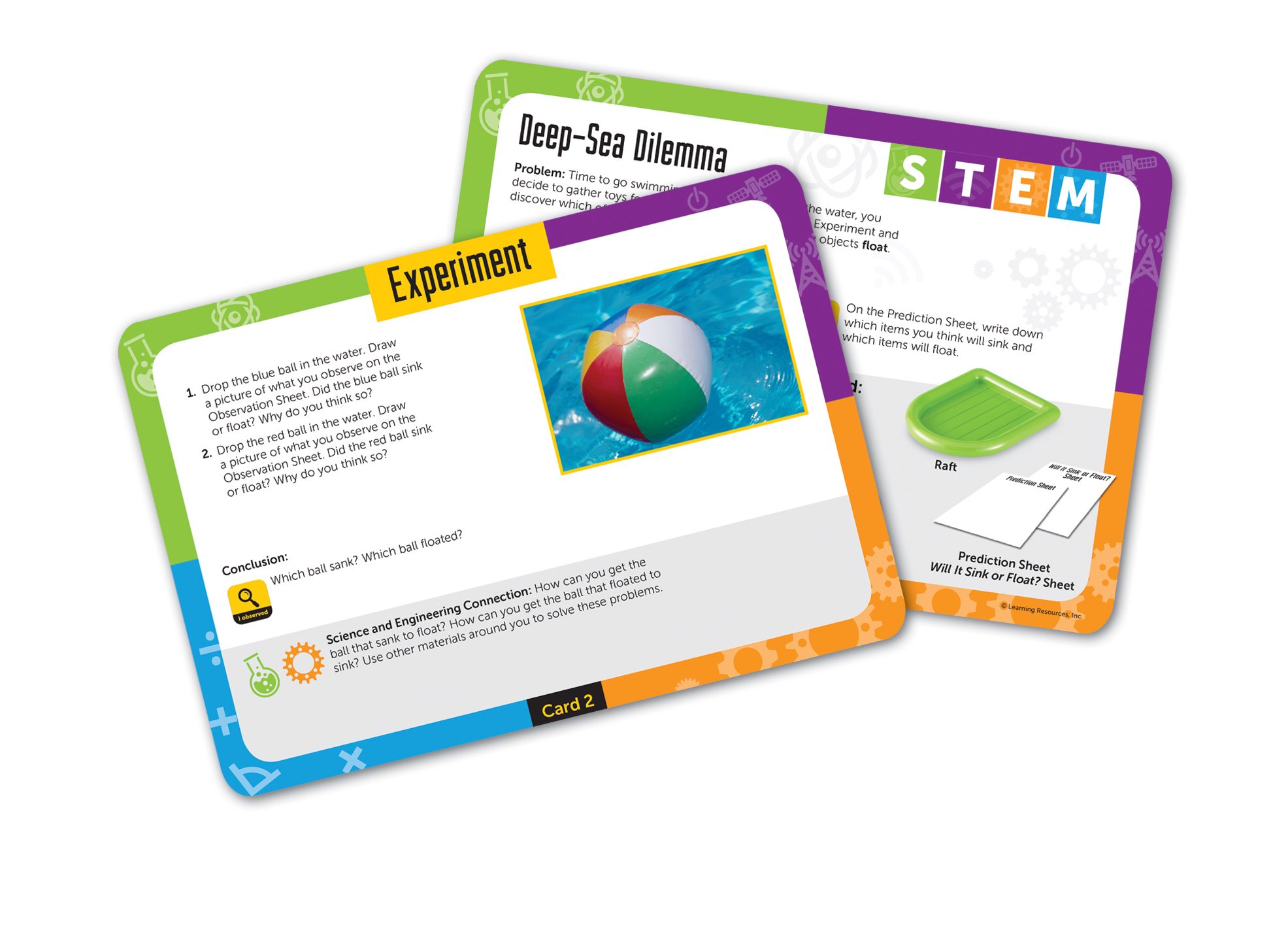 Foto 4 pulgar | Set De Actividades Learning Resources Stem, Fregadero O Flotador, 32 Piezas - Venta Internacional.