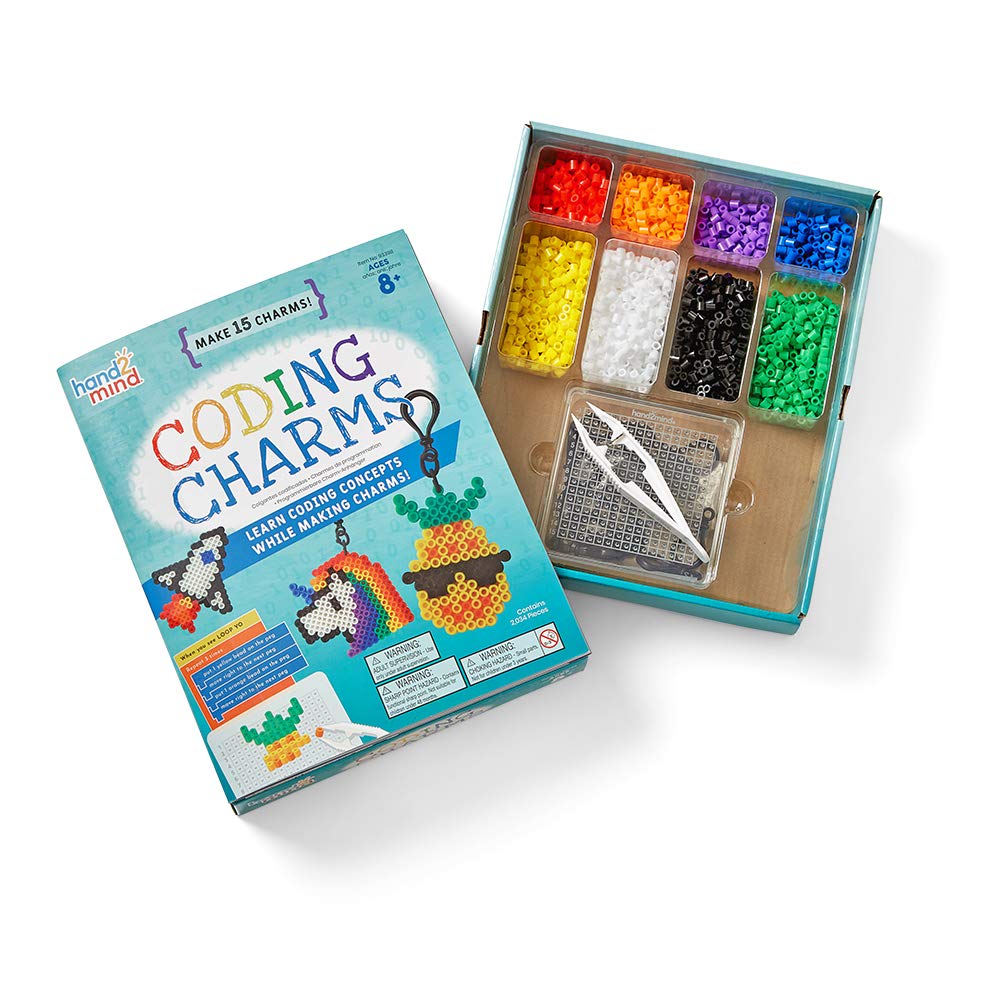 Kit De Colgantes De Codificación Fuse Bead Hand2mind-93398 Con Libro De Actividades - Venta Internacional.