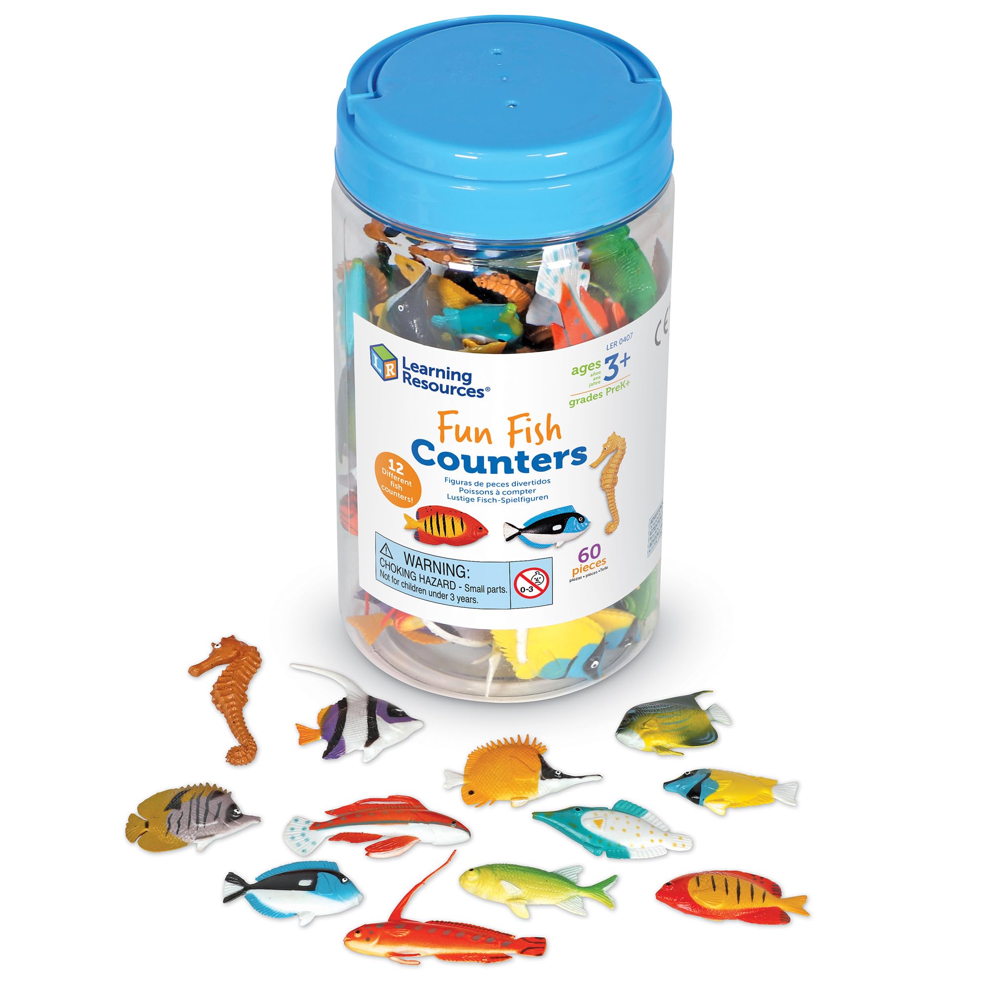 Foto 2 pulgar | Juguetes De Pesca Learning Resources, Divertidos Contadores De Peces, Juego De 60 - Venta Internacional.