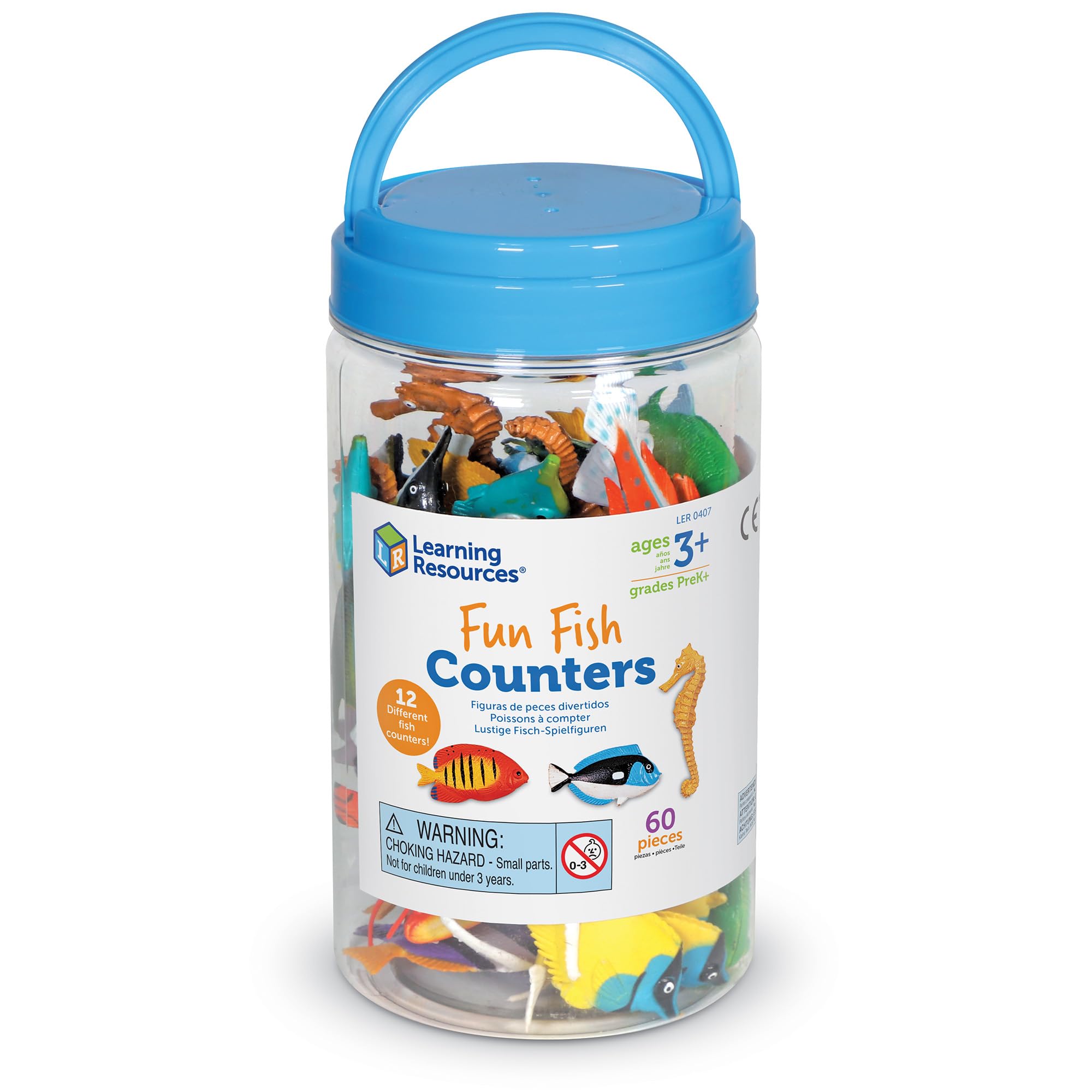 Foto 5 pulgar | Juguetes De Pesca Learning Resources, Divertidos Contadores De Peces, Juego De 60 - Venta Internacional.