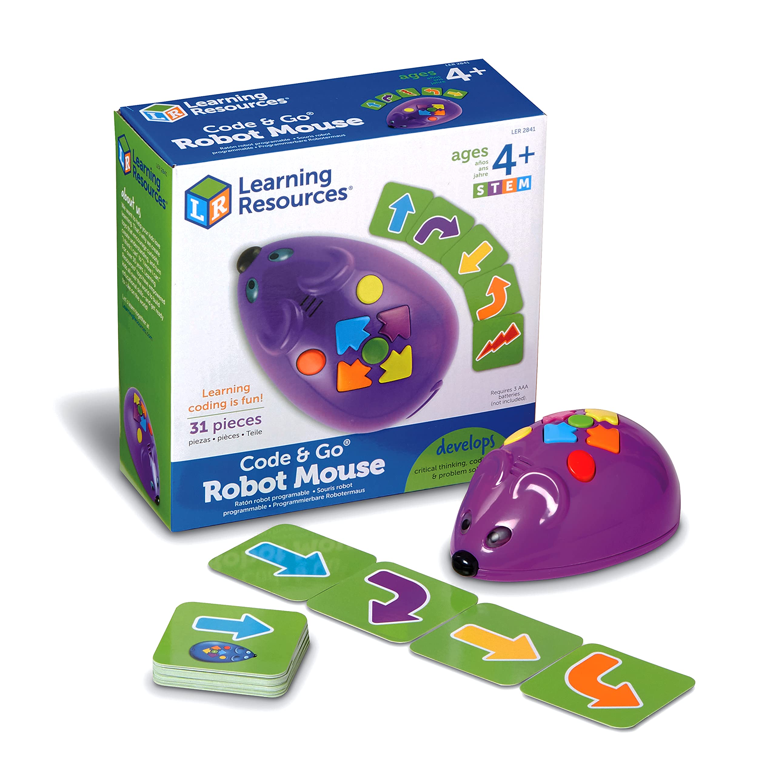 Recursos De Aprendizaje De Juguetes Stem Code & Go Robot Mouse - Venta Internacional.
