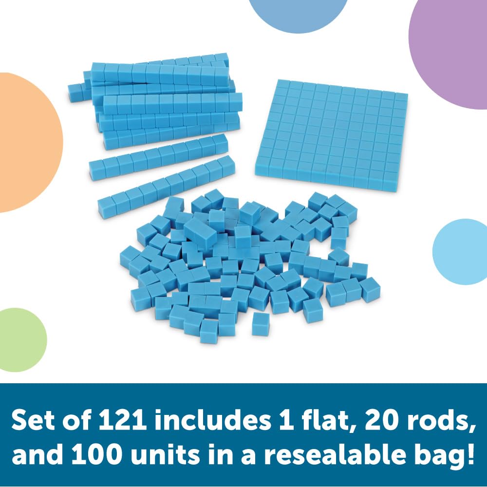 Foto 3 pulgar | Recursos De Aprendizaje Del Paquete Inteligente Base Ten Blocks Para Mayores De 5 Años - Venta Internacional.