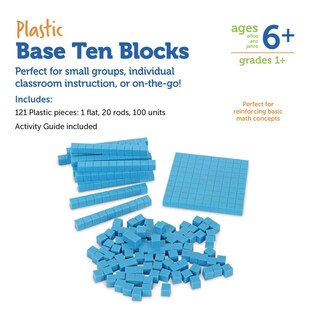 Foto 6 | Recursos De Aprendizaje Del Paquete Inteligente Base Ten Blocks Para Mayores De 5 Años - Venta Internacional.