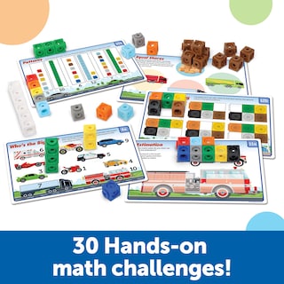 Foto 4 | Set De Actividades Matemáticas, Recursos De Aprendizaje, Cubos Mathlink, 115 Piezas - Venta Internacional.