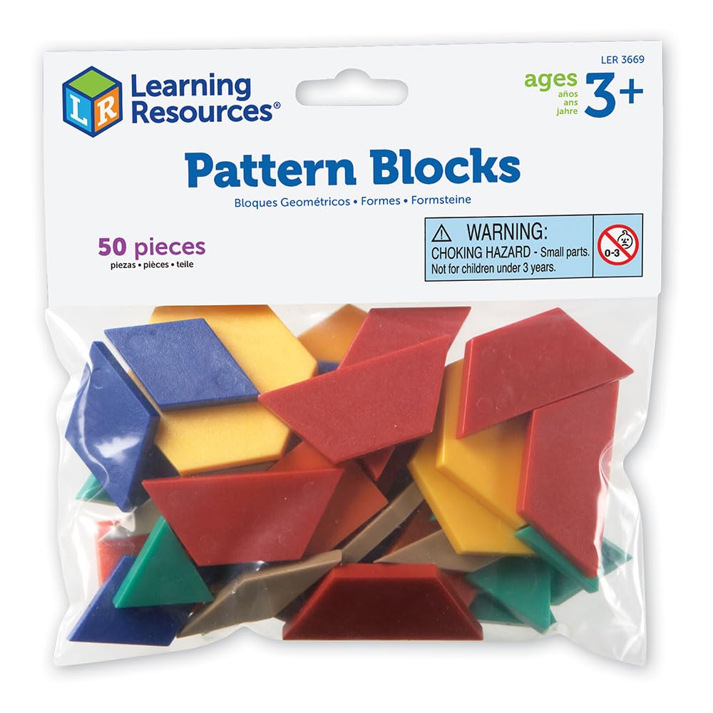 Foto 2 pulgar | Bloques Con Patrones De Recursos De Aprendizaje Para El Desarrollo, 50 Piezas - Venta Internacional.