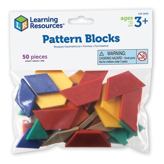 Foto 1 | Bloques Con Patrones De Recursos De Aprendizaje Para El Desarrollo, 50 Piezas - Venta Internacional.