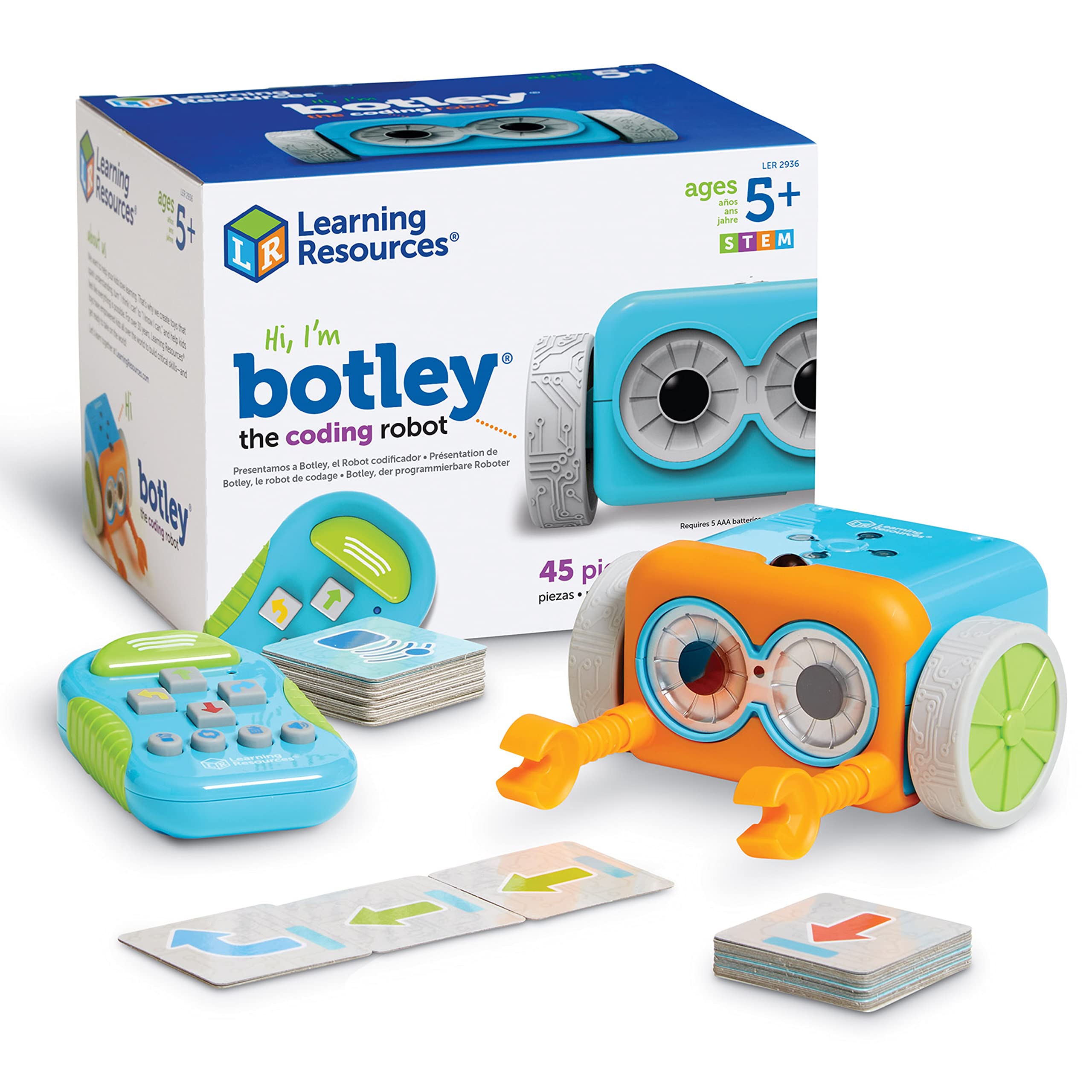 Foto 2 pulgar | Coding Robot Learning Resources Botley 45 Piezas Para Mayores De 5 Años - Venta Internacional.
