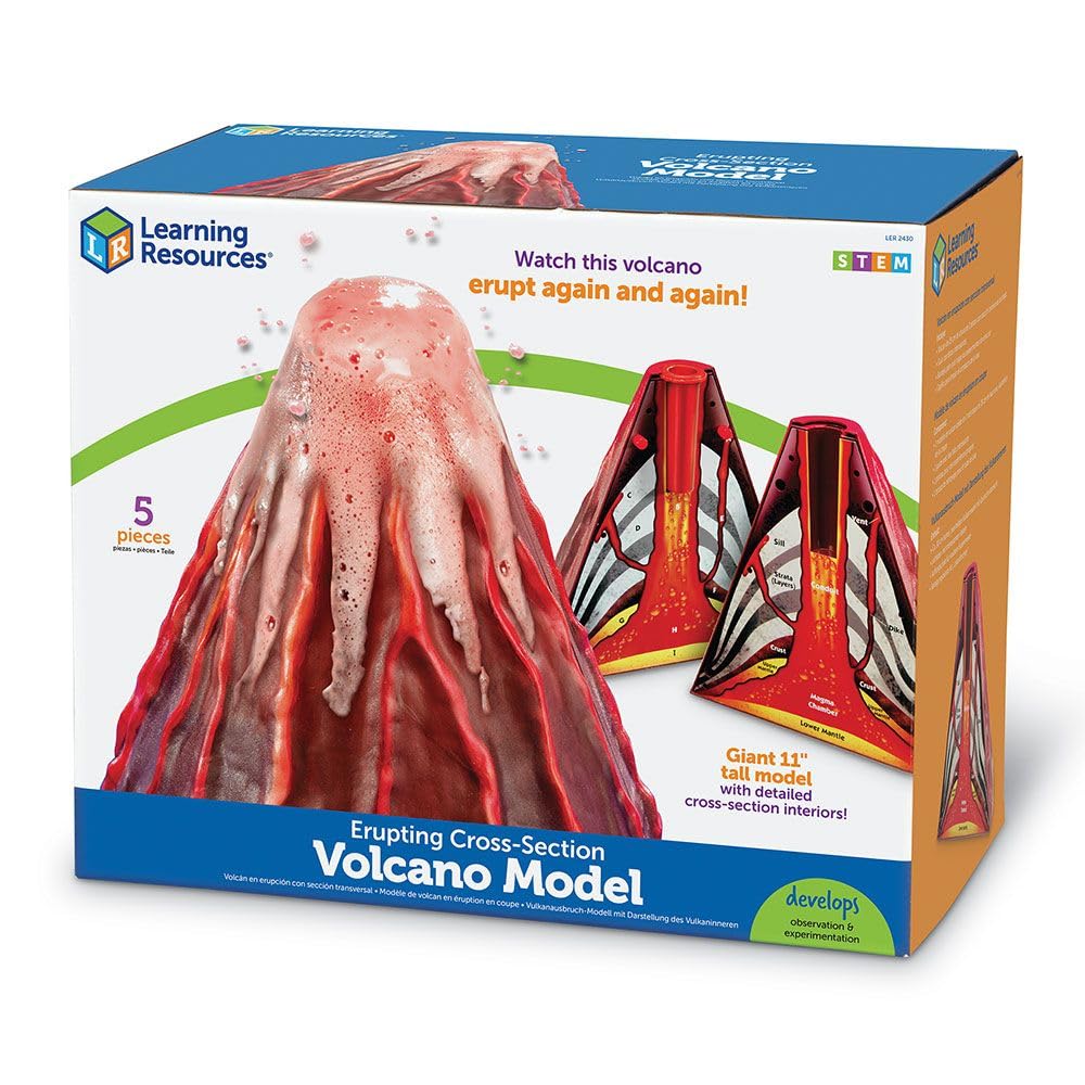 Foto 8 pulgar | Recursos De Aprendizaje De Modelos Volcánicos Que Entran En Erupción Con Lava Espumosa - Venta Internacional.