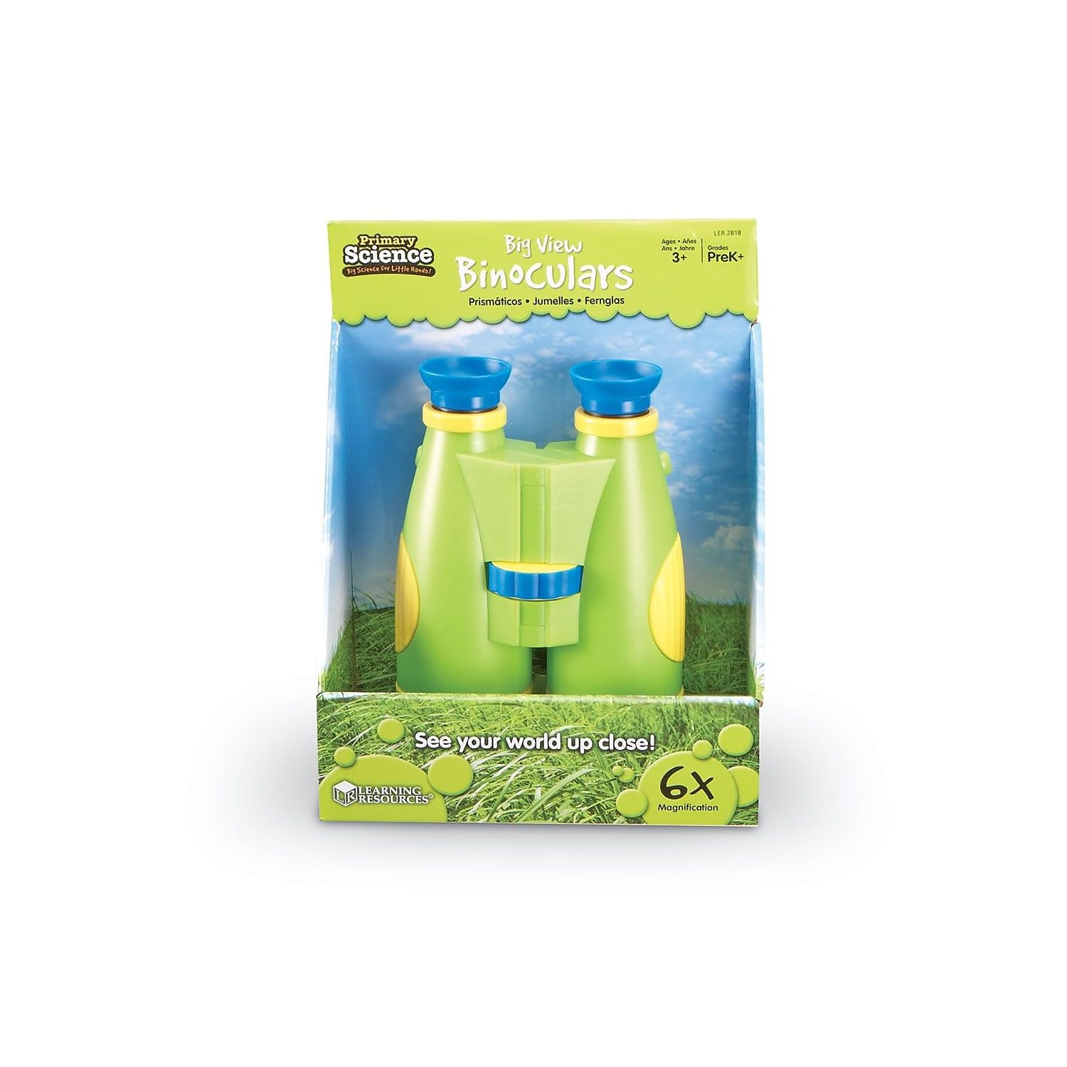 Binoculares Recursos De Aprendizaje Ciencia Primaria Big View 3+ - Venta Internacional.