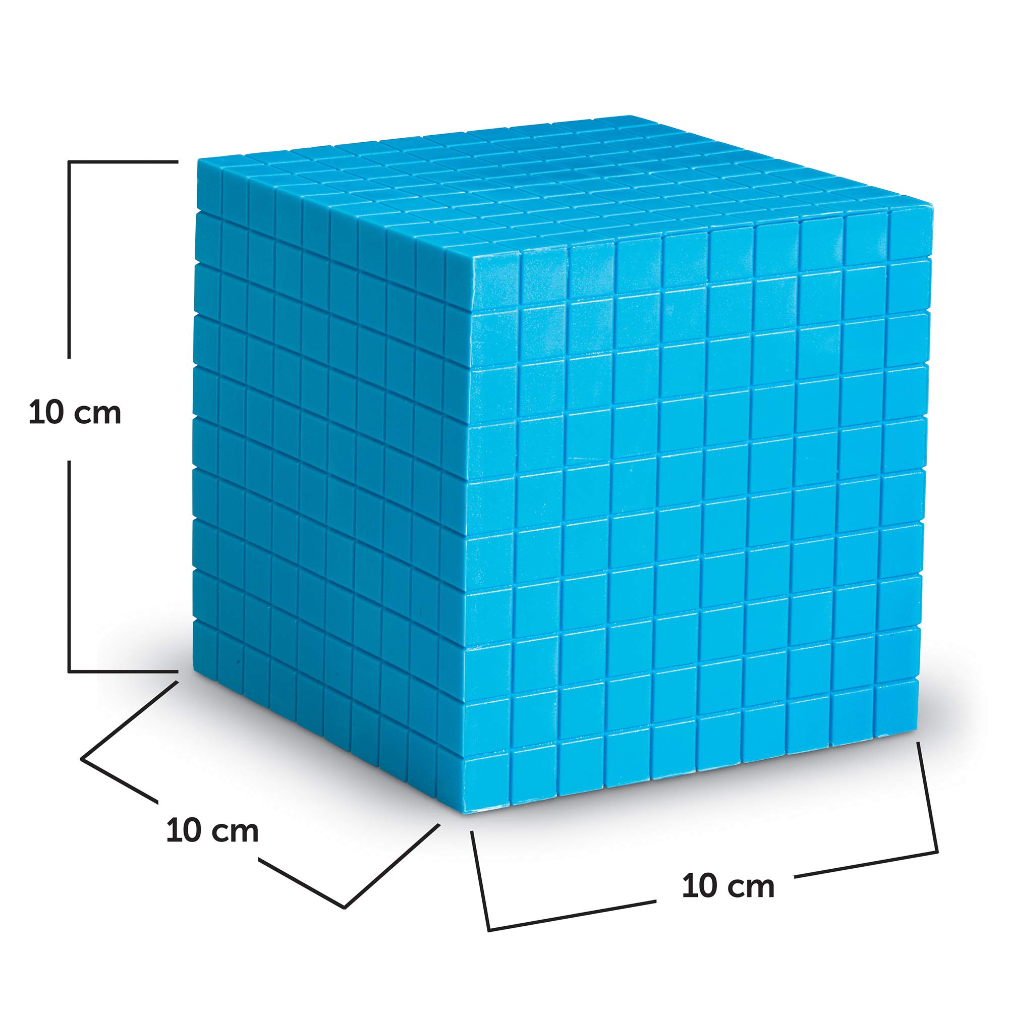 Foto 3 pulgar | Base Ten Cube Learning Resources, Plástico Azul, 10 Cm - Venta Internacional.