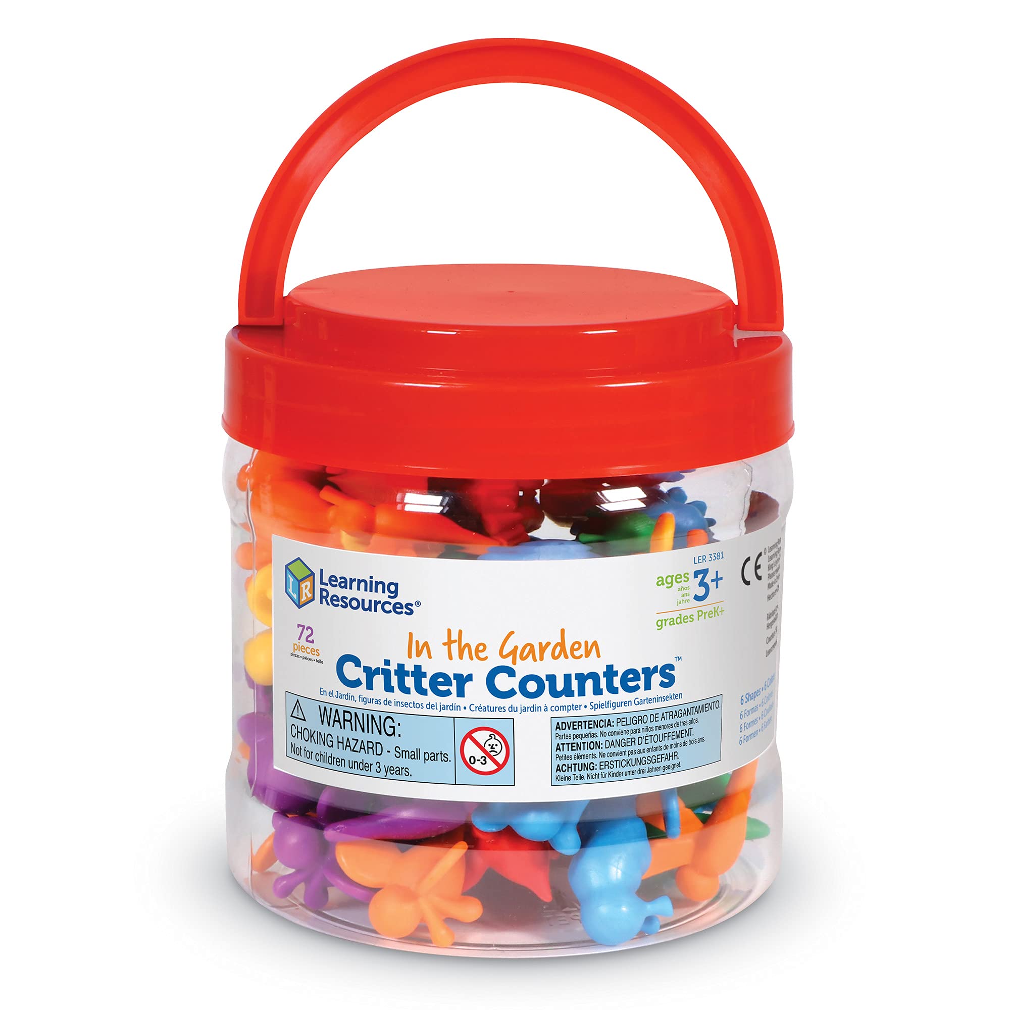 Foto 6 pulgar | Contadores De Criaturas Toy Learning Resources In The Garden, 72 Unidades - Venta Internacional.