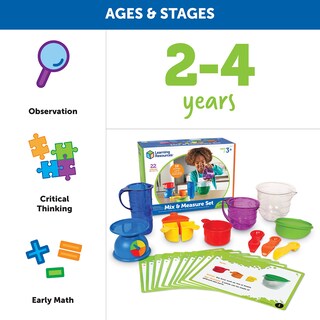 Foto 5 | Set de Actividades y Recursos de Aprendizaje: Mezcla y Mide 22 Piezas - Venta Internacional