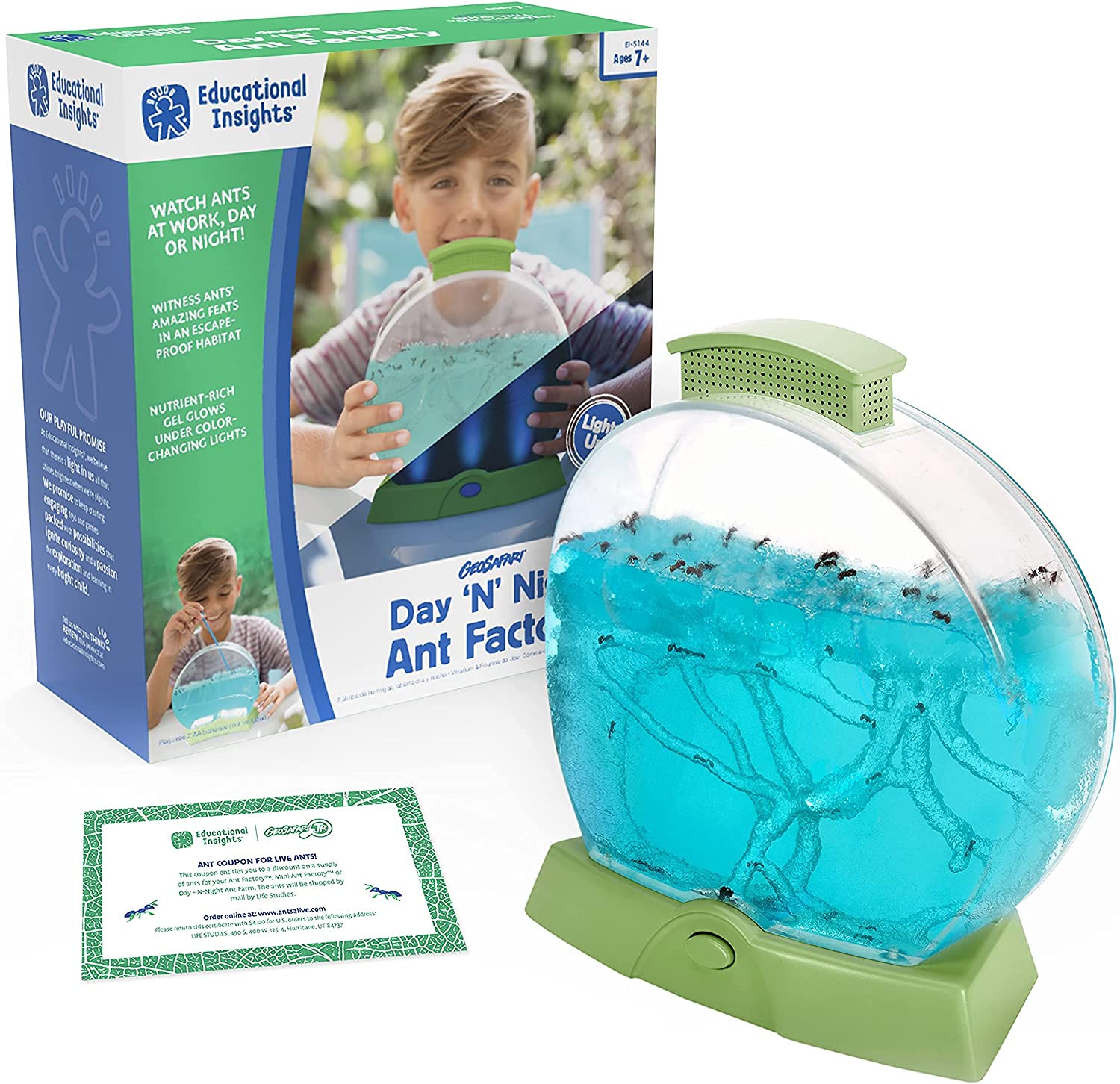 Información Educativa Sobre Ant Factory Geosafari Day 'n' Night 7+ - Venta Internacional.