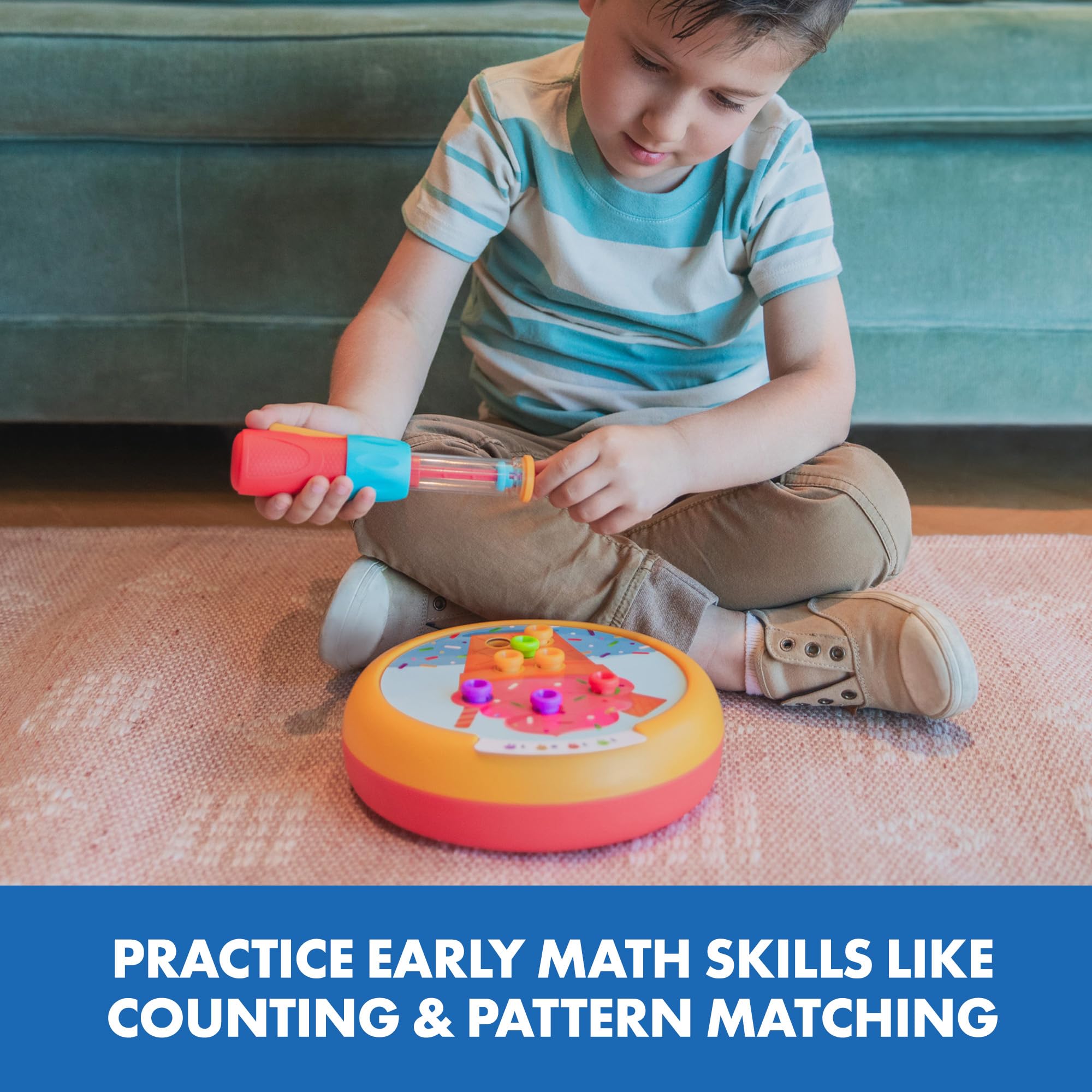Foto 5 pulgar | Fine Motor Toys Educational Insights Design & Drill Rivet Pop Cafe - Venta Internacional.