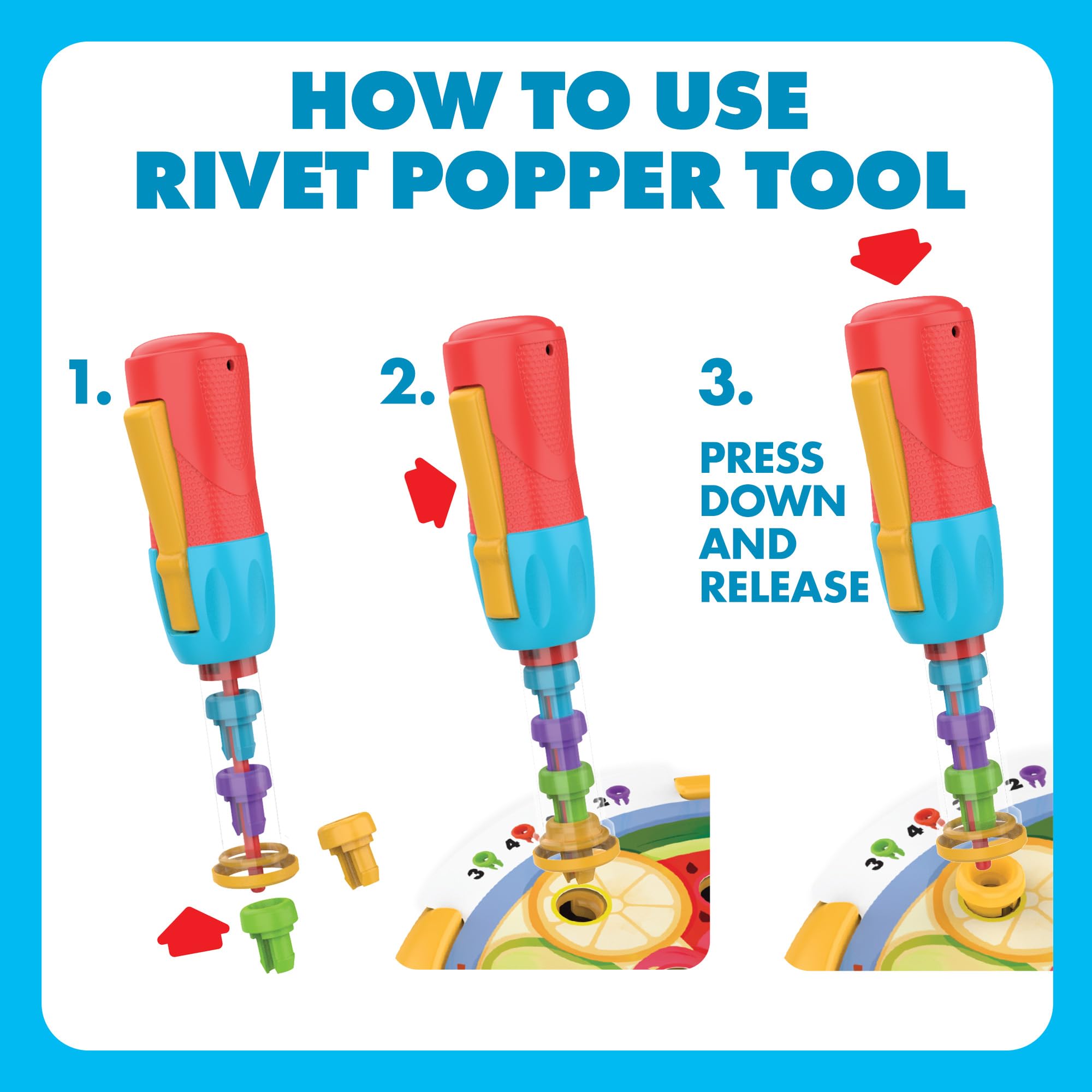 Foto 6 pulgar | Fine Motor Toys Educational Insights Design & Drill Rivet Pop Cafe - Venta Internacional.