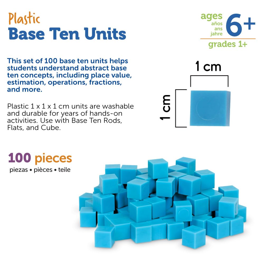 Foto 7 pulgar | Base Ten Units Learning Resources 100 - Venta Internacional