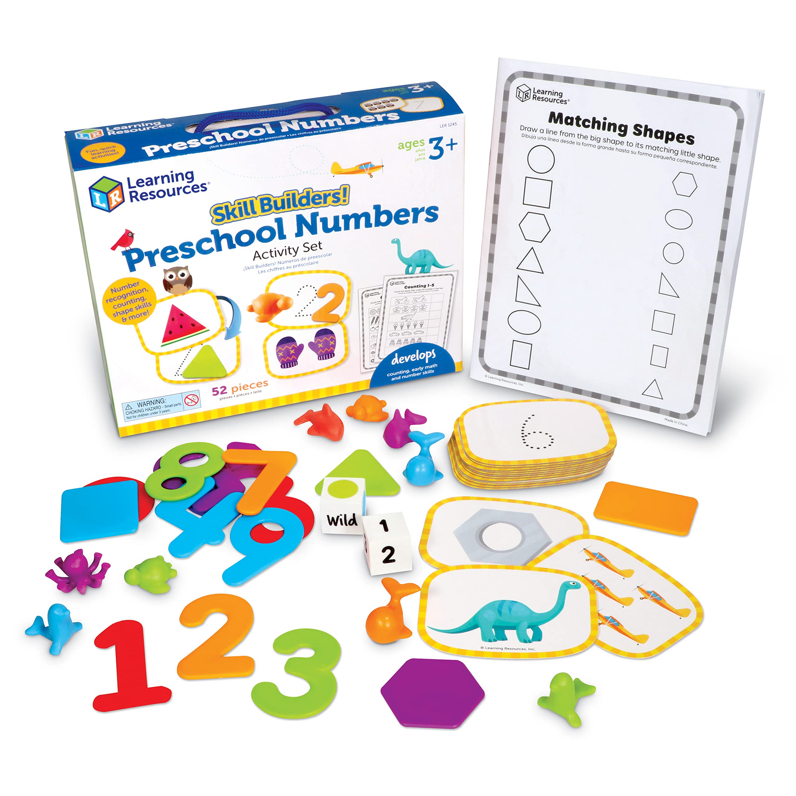 Conjunto De Actividades ¡recursos De Aprendizaje! ¡creadores De Habilidades! Números Preescolares - Venta Internacion