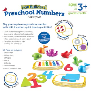 Foto 5 | Conjunto De Actividades ¡recursos De Aprendizaje! ¡creadores De Habilidades! Números Preescolares - Venta Internacion