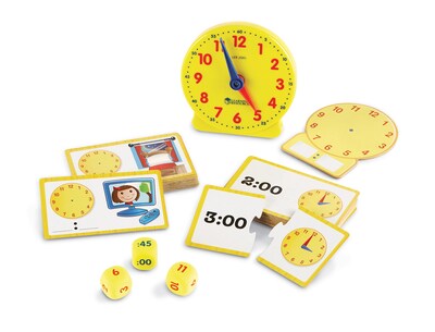 Foto 1 | Set De Actividades Learning Resources Time Con Reloj, 41 Piezas, 5 O Más - Venta Internacional.
