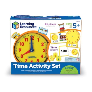 Foto 2 | Set De Actividades Learning Resources Time Con Reloj, 41 Piezas, 5 O Más - Venta Internacional.