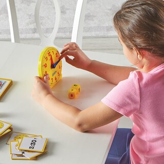 Foto 7 | Set De Actividades Learning Resources Time Con Reloj, 41 Piezas, 5 O Más - Venta Internacional.