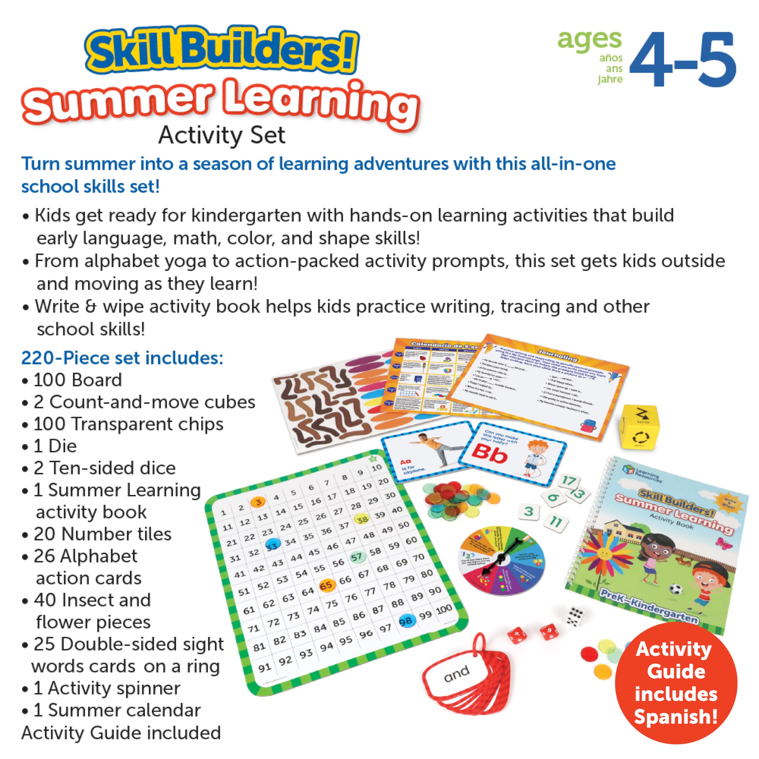 Foto 7 pulgar | Set De Actividades Learning Resources Skill Builders Prek-k 320 Unidades - Venta Internacional.