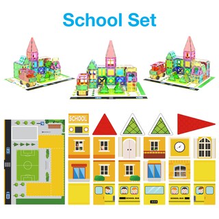 Foto 4 | Set De Bloques De Construcción Picassotiles 3 En 1 Con Imán Para Coche - Venta Internacional.