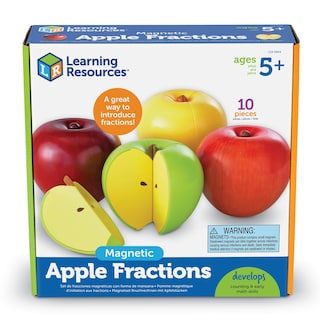 Foto 1 | Recursos De Aprendizaje Sobre Fracciones Magnéticas De Manzana Con Guía De Actividades - Venta Internacional.