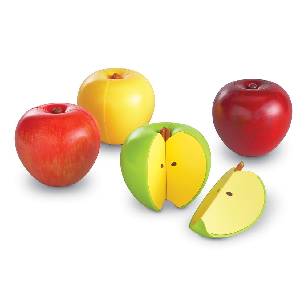 Foto 3 pulgar | Recursos De Aprendizaje Sobre Fracciones Magnéticas De Manzana Con Guía De Actividades - Venta Internacional.